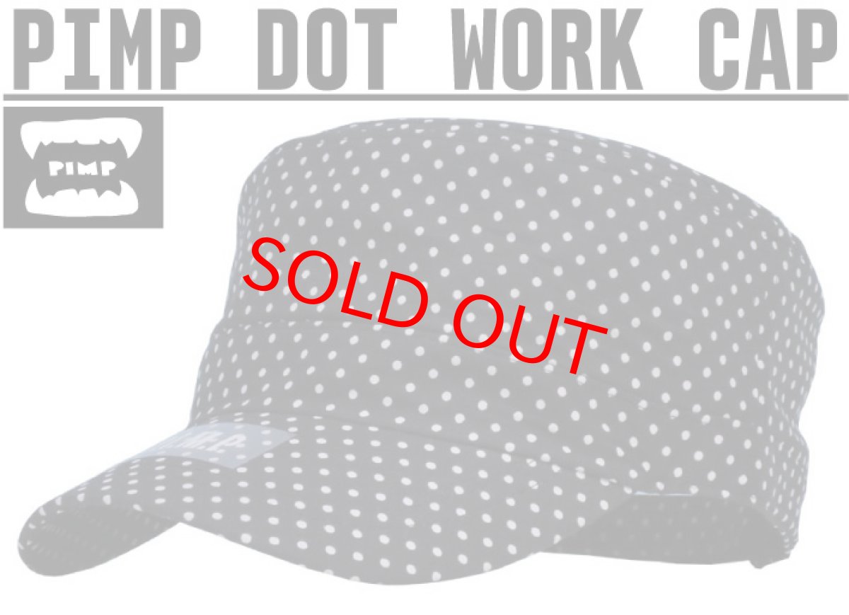 画像1: PIMP DOT WORK CAP (1)