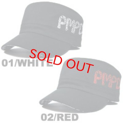 画像2: PIMP DUST-2 WORK CAP WHITE/RED