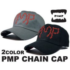 画像1: PIMP CHAIN CAP GRAY/BLACK (1)