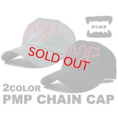 画像1: PIMP CHAIN CAP GRAY/BLACK