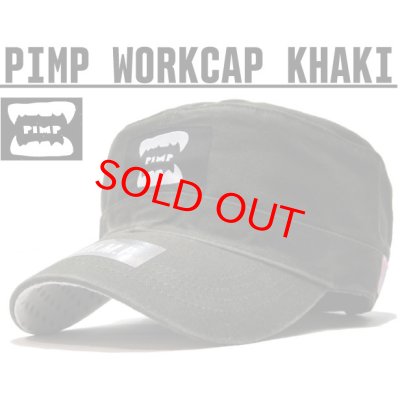 画像1: PIMP WORK CAP KHAKI