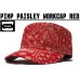 画像1: PIMP ペイズリー WORK CAP RED (1)