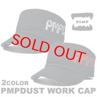 PIMP DUST-2 WORK CAP WHITE/RED