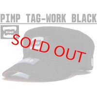 PIMP TAG WORK CAP BLACK