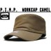 画像1: P.I.M.P LOGO WORK CAP CAMEL (1)