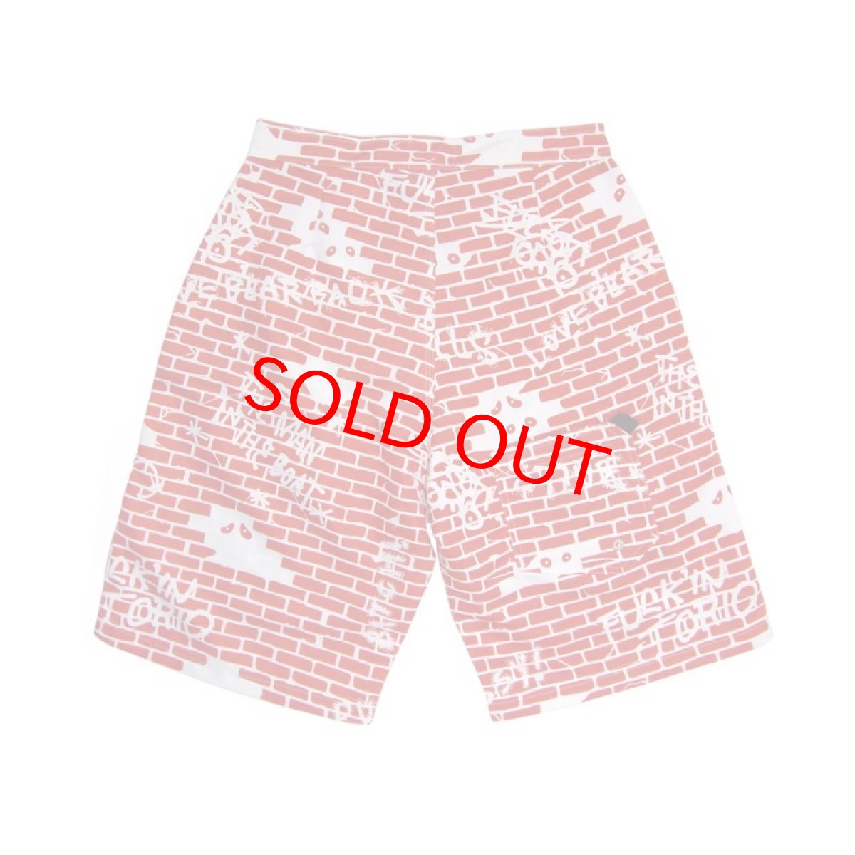 画像2: DED STOCK ！！サーフパンツ ブロック　RED (2)