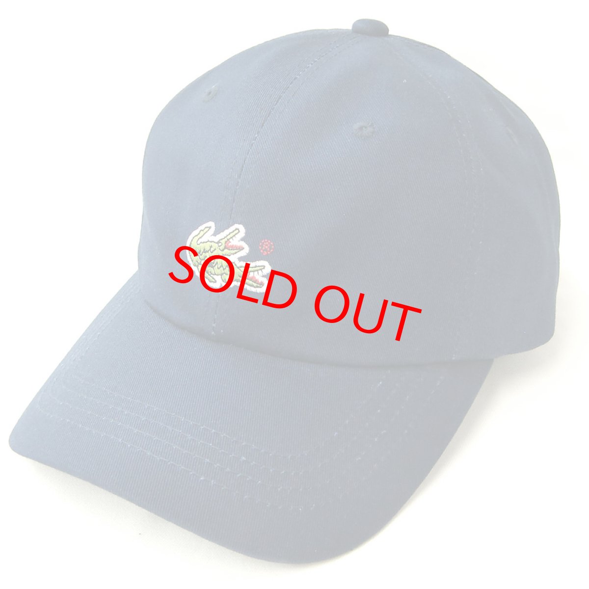 画像1: STRAPBACK CAP ワニ NAVY (1)