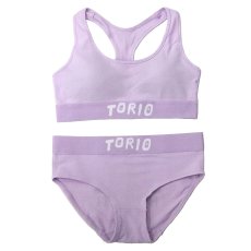 画像2: LADY'Sブラジャー・パンツSET　ハワイPurple (2)