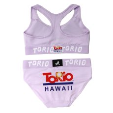画像3: LADY'Sブラジャー・パンツSET　ハワイPurple (3)