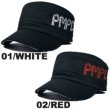 画像2: PIMP DUST-2 WORK CAP WHITE/RED (2)