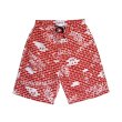 画像1: DED STOCK ！！サーフパンツ ブロック　RED (1)
